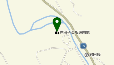 君田子ども遊園地の地図画像