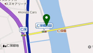 渕崎公園の地図画像