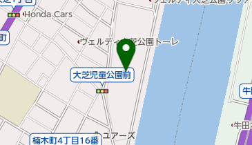 大芝公園の地図画像