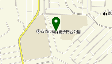 毘沙門台公園の地図画像