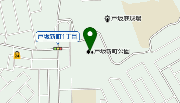 戸坂新町公園の地図画像