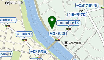 ニコニコレンタカー広島牛田本町店の地図画像