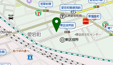 ニコニコレンタカー広島東蟹屋町店の地図画像