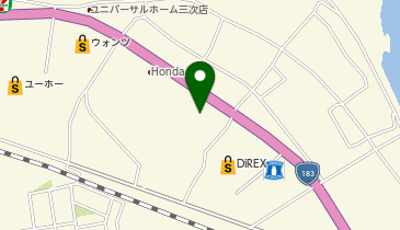 チョコザップ三次の地図画像