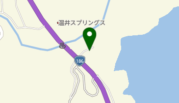 龍姫湖のさと温井サイクリングセンターの地図画像