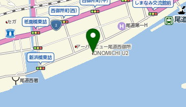 サイクリングポートみなとオアシス尾道の地図画像