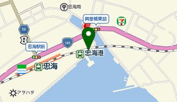 みなとオアシスただのうみの地図画像