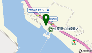 みなとオアシスたけはらの地図画像