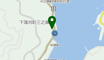 みなとオアシス下蒲刈の地図画像