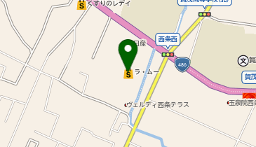 ラ・ムー西条店の地図画像