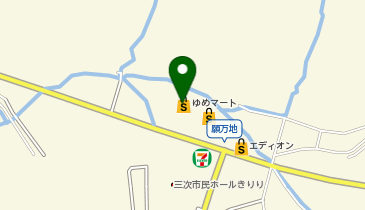 ゆめマートはなわ三次東店の地図画像