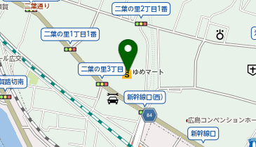 ゆめマート二葉の里の地図画像