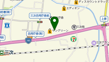 ゆめマート三次の地図画像