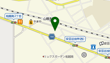 リブホール船越店の地図画像