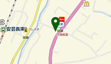 ゆず庵広島長束店の地図画像