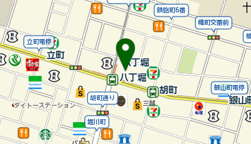 カフェ・ベローチェ広島八丁堀店の地図画像