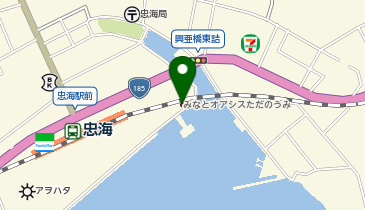 みなとオアシスただのうみの地図画像