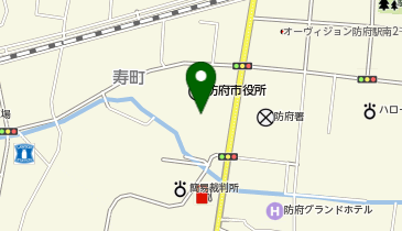 防府市役所の地図画像