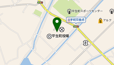 平生町役場の地図画像