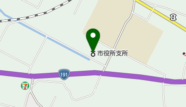 長門市役所三隅支所の地図画像