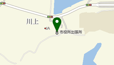 宇部市川上出張所の地図画像