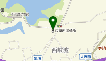 宇部市常盤出張所の地図画像