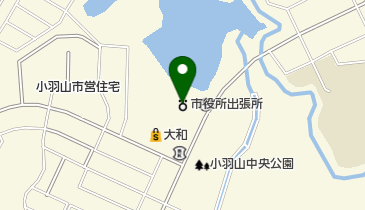 宇部市小羽山出張所の地図画像