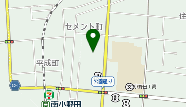 山陽小野田市役所公園通出張所の地図画像