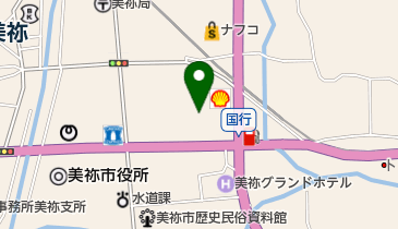 美祢警察署の地図画像