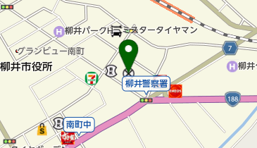 柳井警察署の地図画像