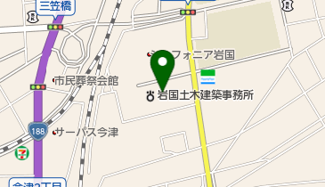 岩国健康福祉センターの地図画像