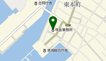 宇部年金事務所の地図画像