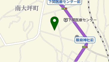 下関年金事務所の地図画像