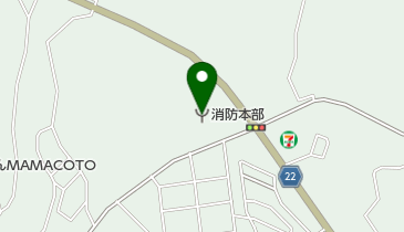 中央消防署の地図画像