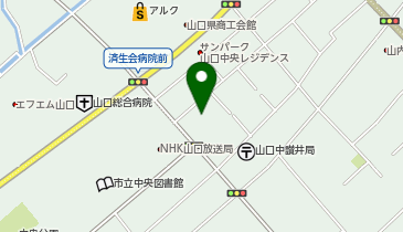 山口市中央消防署の地図画像