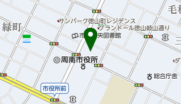 周南簡易裁判所の地図画像