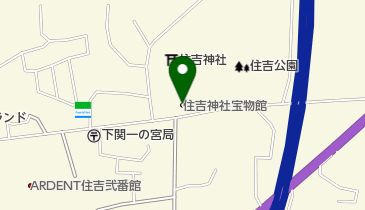 住吉神社宝物館の地図画像