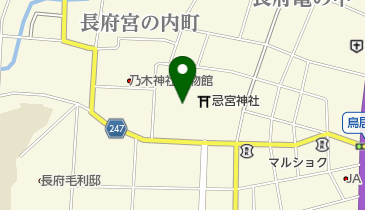 忌宮神社宝物館の地図画像