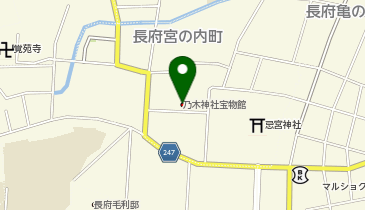 乃木神社宝物館の地図画像
