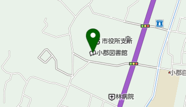 山口市立小郡図書館の地図画像