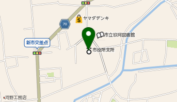 岩国市立玖珂図書館の地図画像