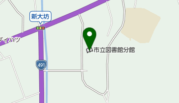 長門市立図書館ゆや分館の地図画像