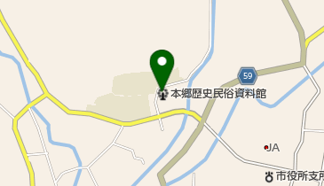本郷歴史民俗資料館の地図画像