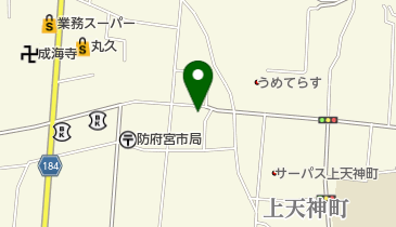 山頭火ふるさと館の地図画像