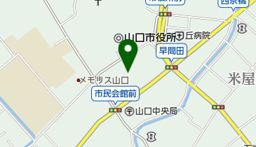 山口市民会館の地図画像