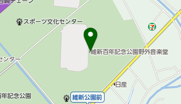 維新百年記念公園野外音楽堂の地図画像