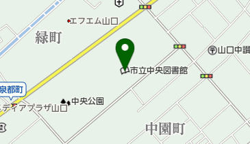 山口情報芸術センターの地図画像