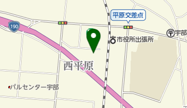 ベルコシティホール宇部の地図画像