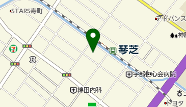 宇部日報社本社の地図画像