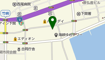 日本放送協会山口放送局下関支局の地図画像